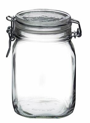 Bormioli Rocco Vase Fido Für IN Dosen Hermetisch Lt 1 Glas Dichtung Inbegriffen