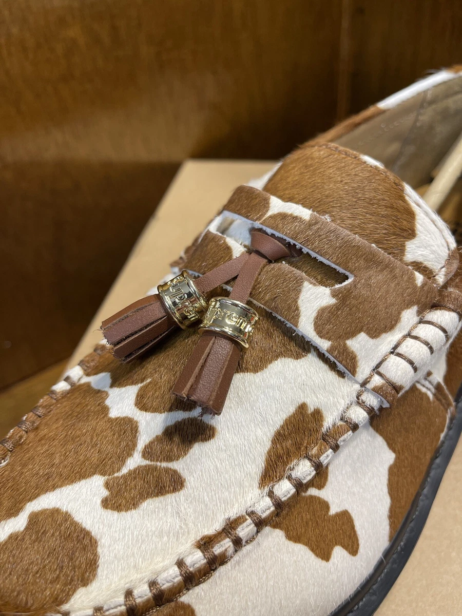 Supreme X Dr. Martens Penton Tassel Loafer Cow Print Size 12