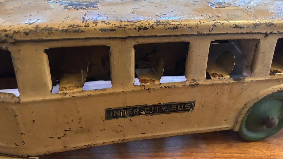 1920s Original Steelcraft Little Jim Inter-City BUS 24" Pressed Steel - Image 2 of 4