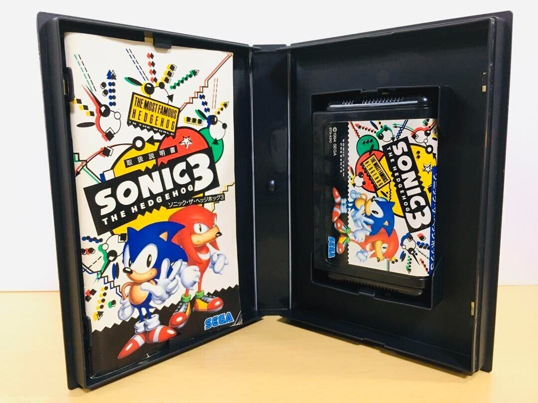 Sonic The Hedgehog 1 2 3 Boxed SEGA Mega Drive MD Genesis Sonic The Hedgehog 1 2 3 Boxed SEGA Mega Drive MD Genesis