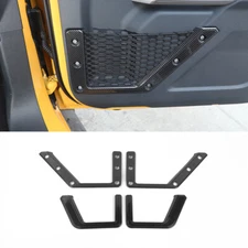 Carbon Fiber Door Storage Box Net Trim Covers For Bronco 2021+ 4Door Accessories