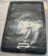 Apple iPad Air 2/iPad 5th Gen 9.7" Case Open Face w/ Back Strap NEW - Black