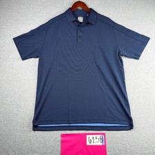 Callaway Polo Shirt Large Navy Blue Golf Performance Stretch Opti Dri Casual