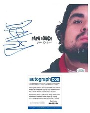 Papa Roach Dave Buckner Signed Autographed 8x10 Photo ACOA