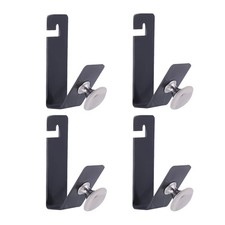 L Continue 4 Pack Crown Molding Hanger Clips for One Person Operation Black 