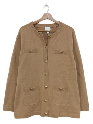 H&M Cardigan Damen Jacke Gr. DE 40 wollweiß Casual-Look