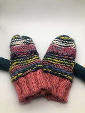 Matilda Jane A Bit Chilly Gloves Girls Size Large Mittens Winter Fun Crochet