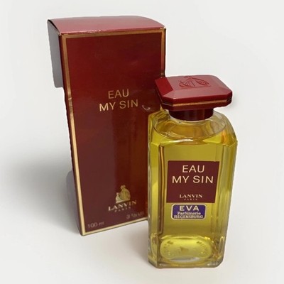 Lanvin Eau my Sin 100ml Eau de Toilette Vintage Discontinued Splash For Women