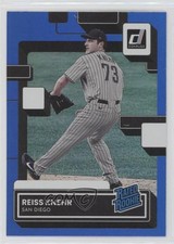 2022 Panini Donruss Rated Rookie Holo Blue Reiss Knehr #71 0lt3