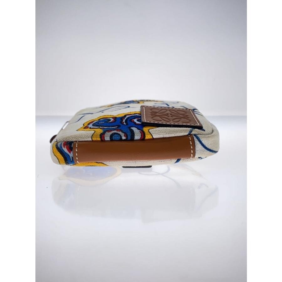 Loewe Pouch Canvas White Patterned Authentic - image 4