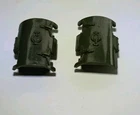 Vtg Gi Joe 1983 Twin Battle GUN DOOR cover Whirlwind playset accessory part X 2