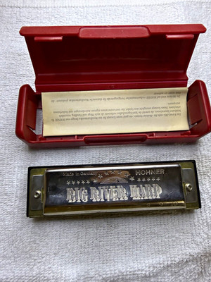 HOHNER Big River Harp MS System Diatonic Harmonica Key of C w/ Case