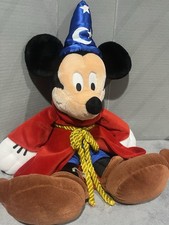 Vintage Disney Store Exclusive Fantasia Mickey Mouse Plush Stuffed Animal Doll