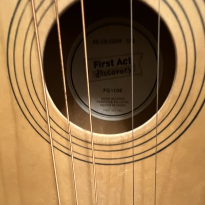 First Act Discovery FG1106 Children's Acoustic Guitar 6 String Natural