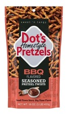 Dot's Pretzels BBQ Seasoned Pretzel Twists, 16 oz Family Size Bag