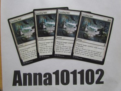 Guiding Bolt x4 4x Baldur's Gate White COM Instant Destroy Creature Scry 2 MTG