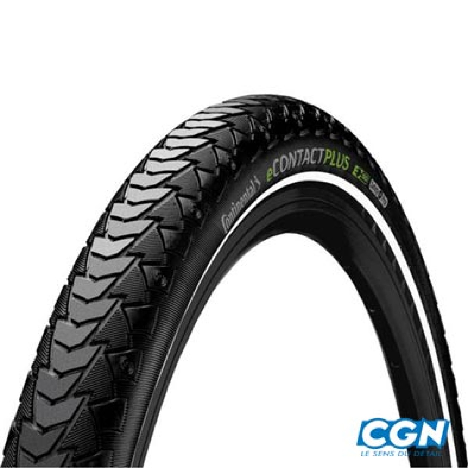 Pneu VTT 20x2.20 Continental EContact Plus noir à tringle rigide