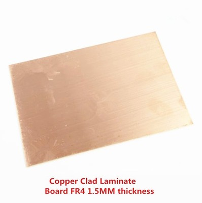 1/5/10PCS FR4 1.5MM Thickness 10*15cm Double PCB Copper Clad Laminate Board