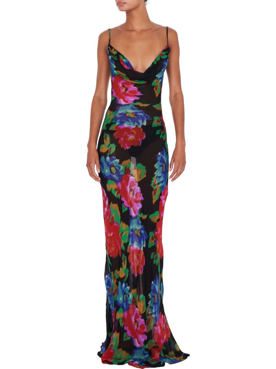 evening maxi dresses white Grace White Embellished Maxi Dress – Frock and Frill