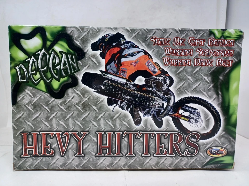 Toy zone Deegan Hevy Hitters collectible Replica in blue with signature - Image 2 of 3