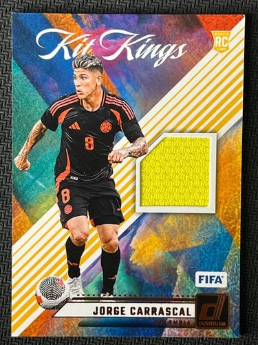 2024-25 Panini Donruss FIFA Kit Kings Jorge Carrascal RC Rookie Jersey Colombia