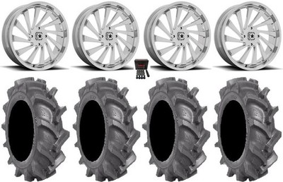 MSA Blade 20'' Wheels Chrome 35'' BKT AT 171 Tires Can-Am Maverick X3