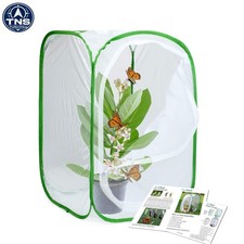 Insect Cage Terrarium Pop-up 15.7x15.7x23.6 Inches Butterfly Enclosure