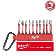 Milwaukee 4932480941 Shockwave Screwdriver Bit Carabiner Set 10 Piece