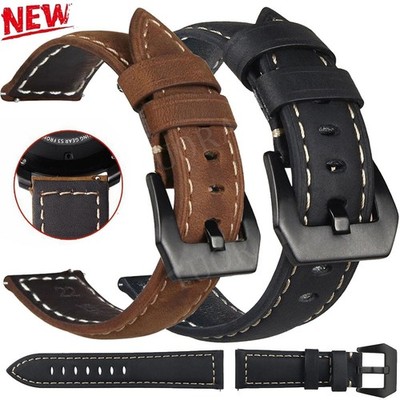 Echtes Leder Armband für Samsung Galaxy Watch 3 4 5 6 7 FE Classic 40-44-45-47mm