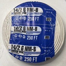 ENCORE WIRE  CABLE 301210700030 14/2  GROUND COPPER WIRE, NM-B CABLE, 250-FEET