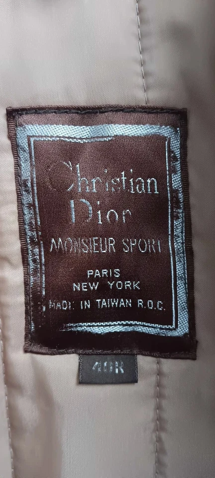 Chaqueta Bomber Christian Dior Monsieur Vintage Talla 40R Hecha en ROC Foto 3 de 4