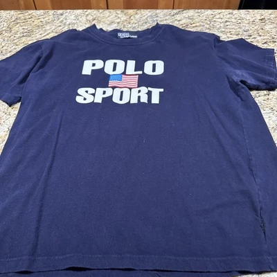 Vintage 90's Polo Sport Ralph Lauren T-shirt, Size Large , Made In
