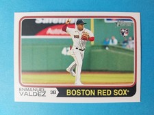 2023 Topps Heritage High Number Enmanuel Valdez #631 Boston Red Sox