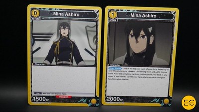 Mina Ashiro KJ8-1-001 C & KJ8-1-002 U Kaiju No. 8 Union Arena UE12BT