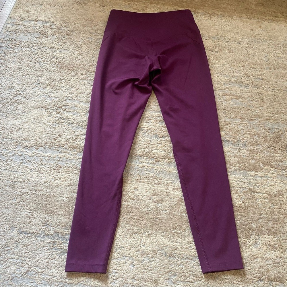 Girlfriend Collective Compressive Solid Plum High… - image 7