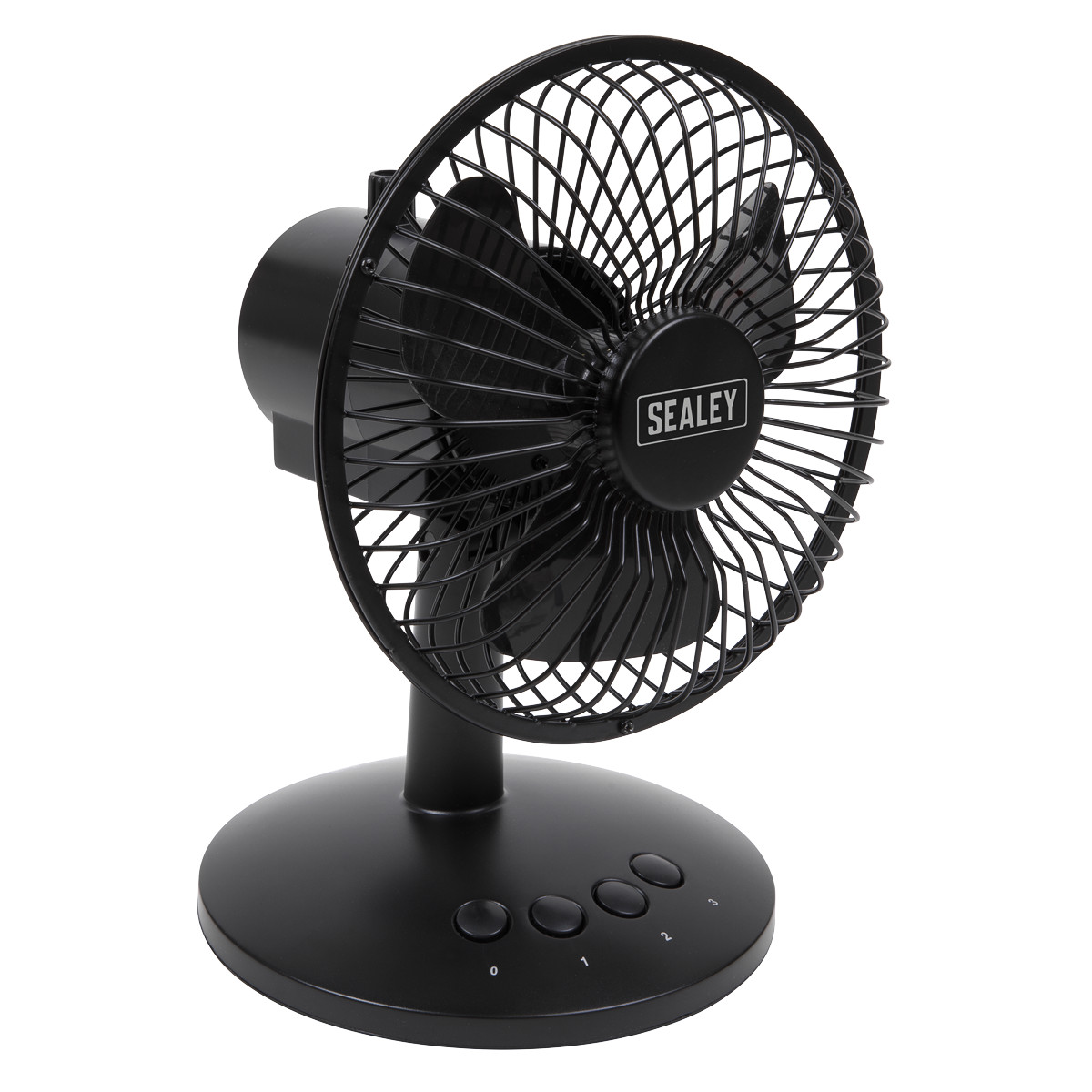3-Speed Oscillating USB Desk Fan 6""