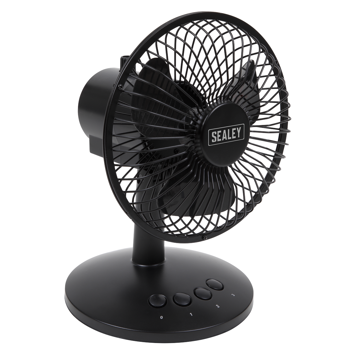 3-Speed Oscillating USB Desk Fan 6""