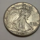 1942-D Walking Liberty Half dollar 90% Silver