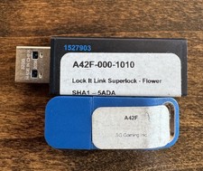 SG Scientific Games Lock It Link Superlock Flower Fortune A42F USB Game SW