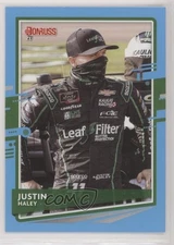 2021 Panini Donruss NASCAR Carolina Blue Justin Haley #93 0s5