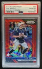 2018 Prizm Tom Brady Red Wave #77/149 Patriots PSA 10