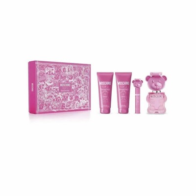 Moschino Toy 2 Bubble Gum Eau de Toilette Spray 100ml Set 4 Stück