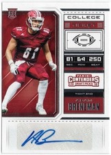 2018 Panini Contenders College Ticket Adam Breneman Rookie Autograph Card #208