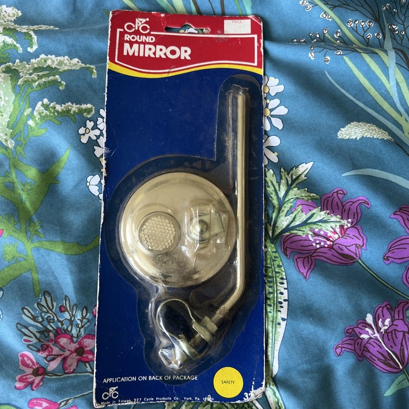 Vintage Cycle Products Company Round Mirror #371