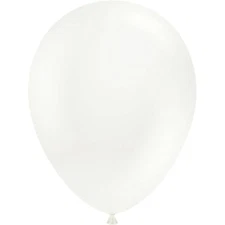 Tuftex 5" White Standard Latex Balloons (50ct)