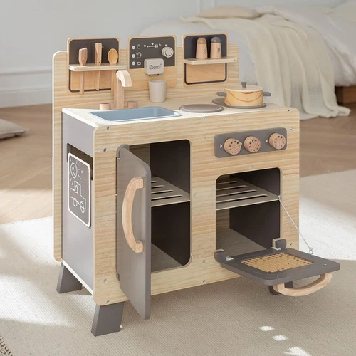howa Kinderküche Spielküche aus Holz FoodieFun inkl. 10 TLG. Kinderküchenzube... - Bild 3 von 8