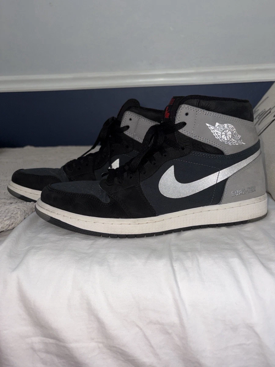 Jordan 1 Element GORE-TEX High Black Particle Grey - огромный