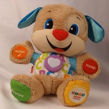 Fisher-Price Laugh Learn Smart Stages Puppy Dog Plush Toy ABC Music Light Up