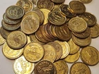 Car Wash Token Lot - 50 Tokens; Old Model T Design - Size 0.900"