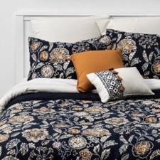 Sumner 8pc Comforter Set Navy - Threshold Queen Size